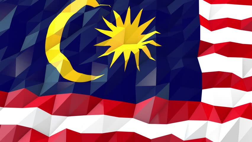 Flag Of Malaysia 3d Wallpaper Stock Footage Video 100 Royalty Free 18971719 Shutterstock