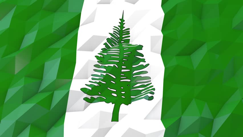 Flag Of Norfolk Island 3d Stock Footage Video 100 Royalty Free Shutterstock