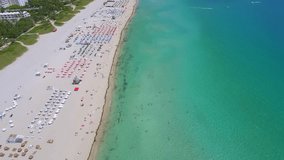 Aerial summer of Miami Beach