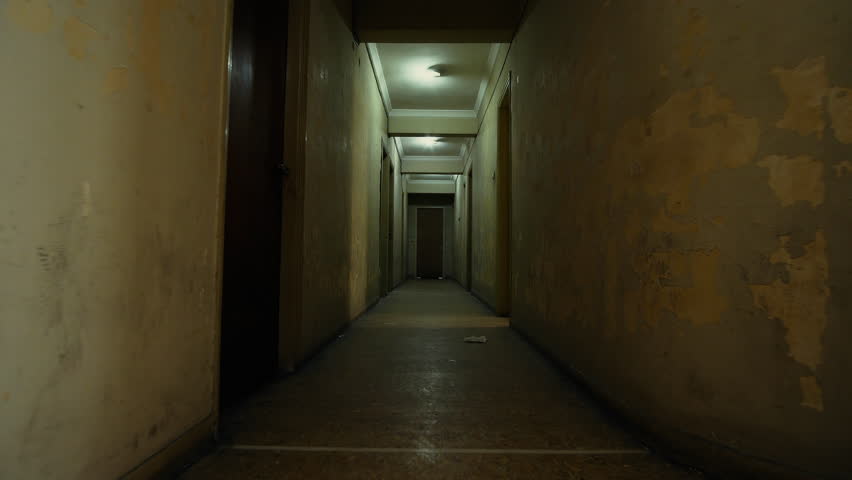 4k Old Apartment Buildinglong Dark Hallway Stock Footage Video 100 Royalty Free 18996868 Shutterstock