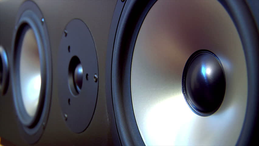 Listening a 2 which speaker. Speaker shot. Depositphotos_331606044_stock_photo_two_Loudspeakers_Street_Pole.