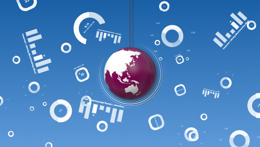 Orbiting Globe With Financial Symbols. Economy related concept. - Powered by Shutterstock - Get 15% off with code: PIKWIZARD15