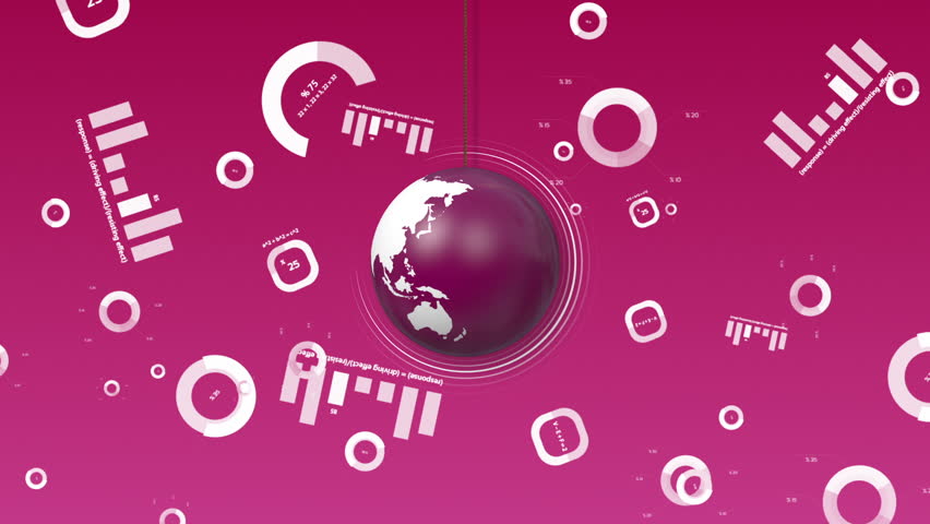 Orbiting Globe With Financial Symbols. Economy related concept. - Powered by Shutterstock - Get 15% off with code: PIKWIZARD15