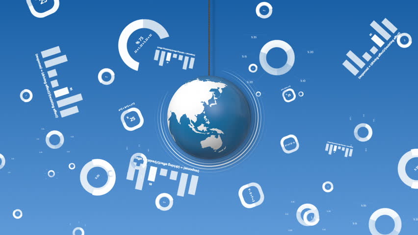 Orbiting Globe With Financial Symbols. Economy related concept. - Powered by Shutterstock - Get 15% off with code: PIKWIZARD15