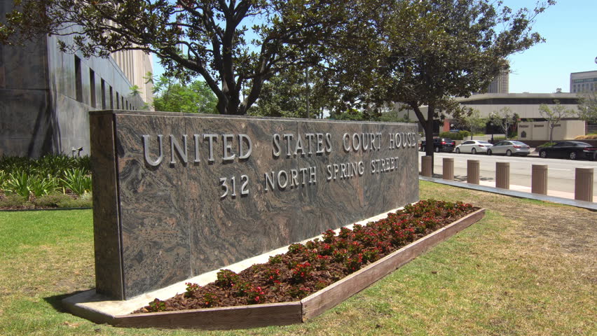 United States Courthouse shot from corner of Main and Temple street in Downtown Los Angeles, no logos or people