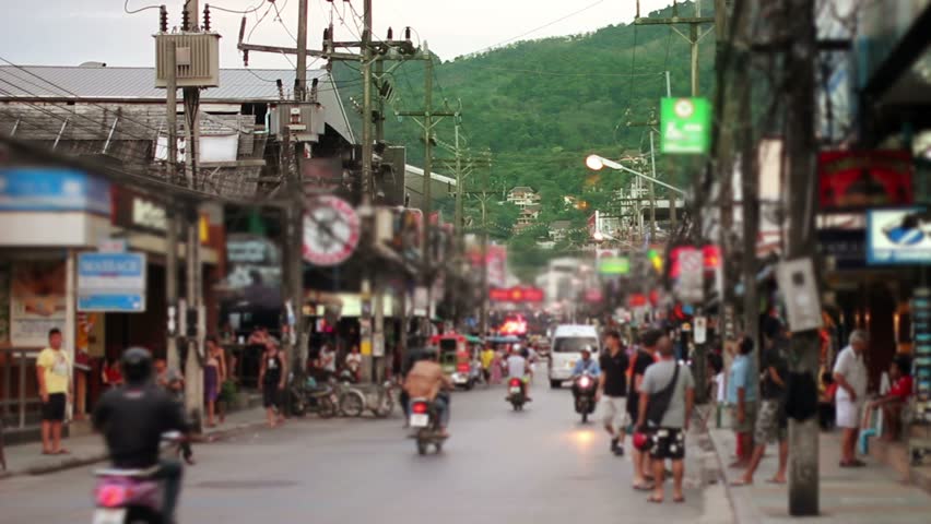 Massage streets of Phuket, Thailand
