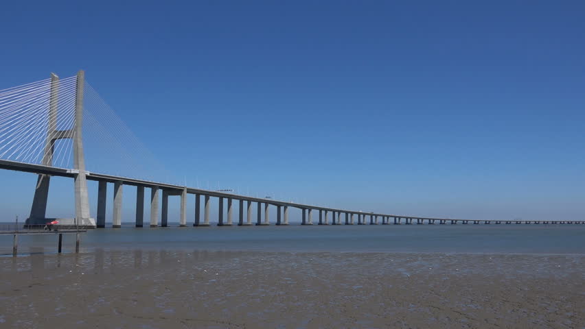 The Vasco Da Gama Bridge Stock Footage Video 100 Royalty Free 19049800 Shutterstock