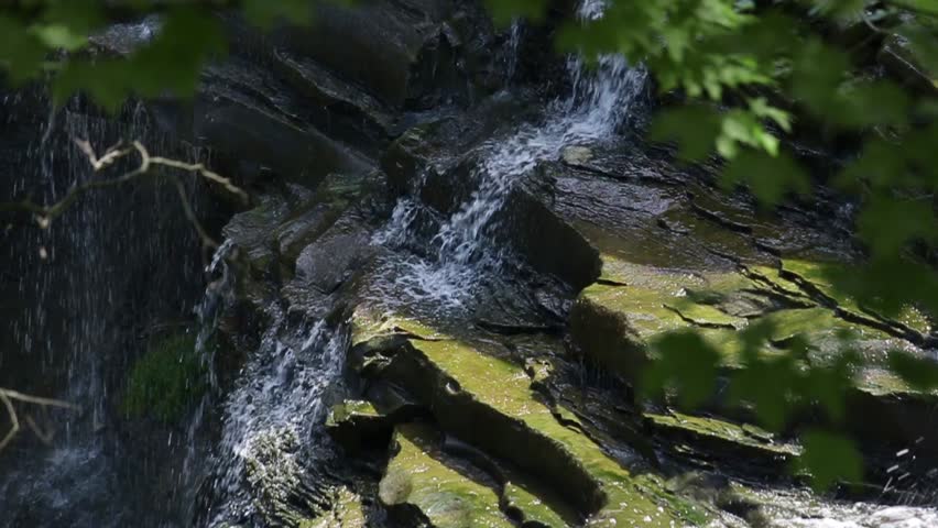A Small Waterfall in Cuyahoga valley, Ohio