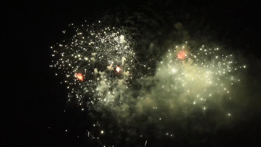 Midnight fireworks in the summer Shutterstock HD Video #19063354.