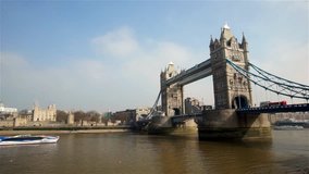 London Tower Bridge in a sunny day
