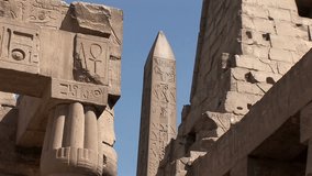 The Temple of Luxor ruins