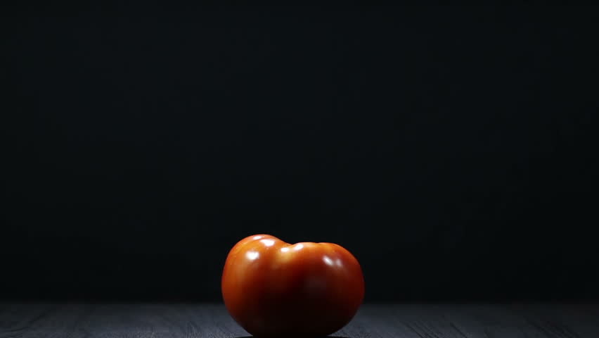 Tomato against GMOs. Unsuccessful injection into fresh red tomato. Royalty-Free Stock Footage #19089847