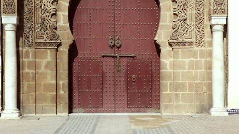 entrance - Old city Meknes (Miknasa), Morocco.