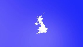 Unrolling flag over United Kingdom Map. 3D Rendering. 4K - Powered by Shutterstock - Get 15% off with code: PIKWIZARD15