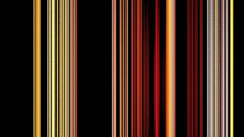 parallel moving color lines on black, seamless loop animated fractal