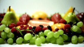 Delicious Fruits. Healthy eating concept.