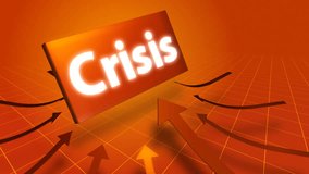 Arrows indicating crisis symbol with shaking and exploding. Symbolizes economical crisis. - Powered by Shutterstock - Get 15% off with code: PIKWIZARD15