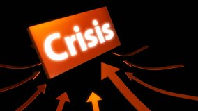 Arrows indicating crisis symbol with shaking and exploding. Symbolizes economical crisis. - Powered by Shutterstock - Get 15% off with code: PIKWIZARD15