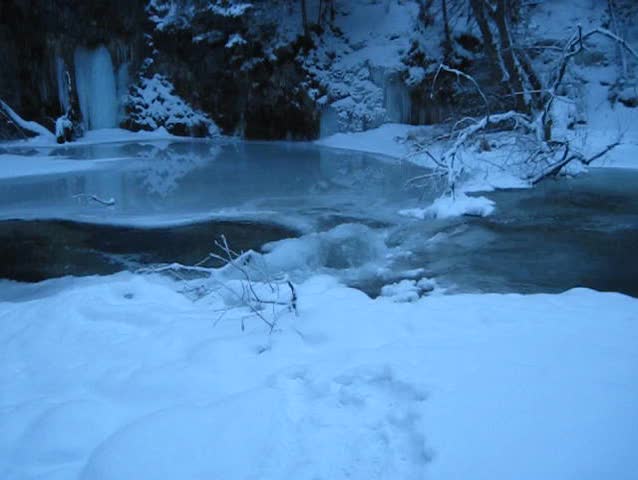 River in winter
