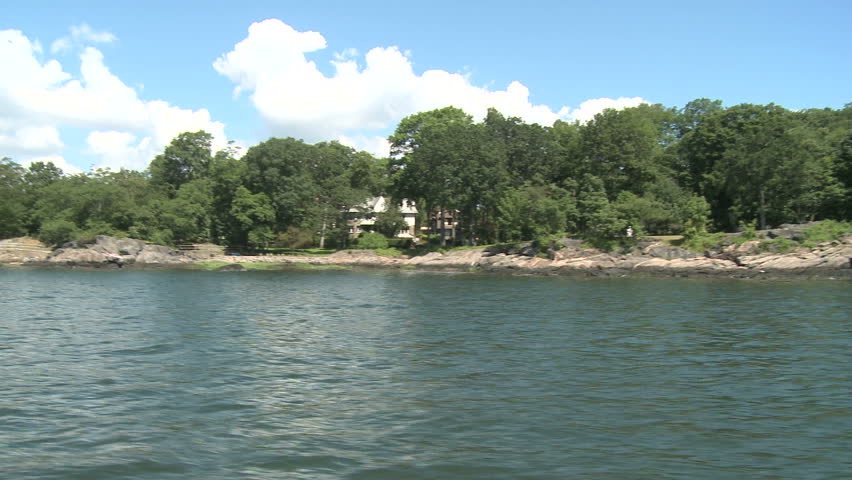 Coastal view of Larchmont, New York