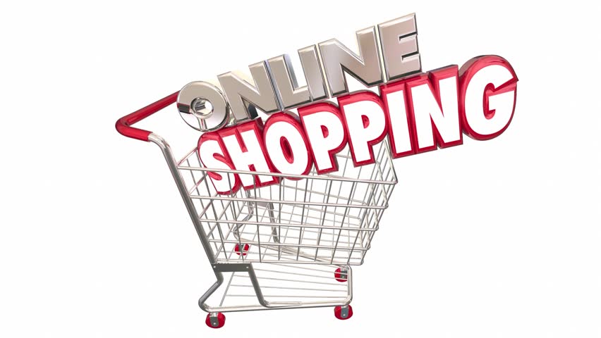Online Shopping Cart Buy Products Stock Footage Video 100