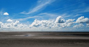 On The North Sea Beach of St. Peter-Ording
