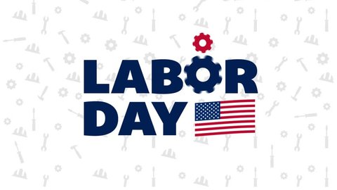 USA Labor Day Promotional add design