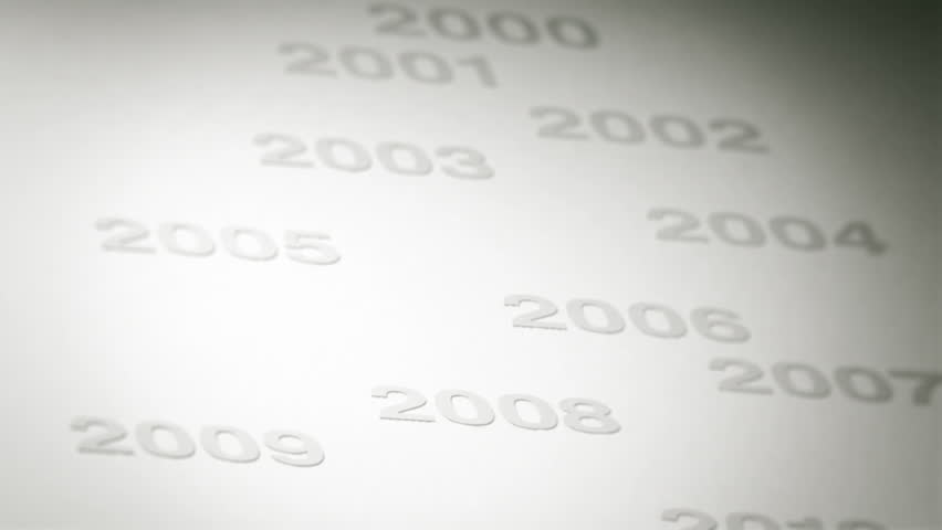 Simple Timeline Concept Animation: 2000s and 2010s Royalty-Free Stock Footage #1920148