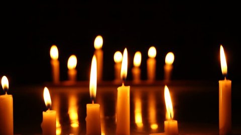Solidarity candles. 