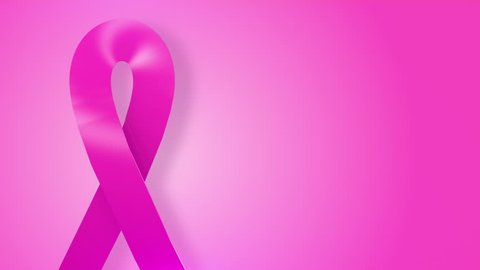 Fight against breast cancer symbol. Pink color ribbon.