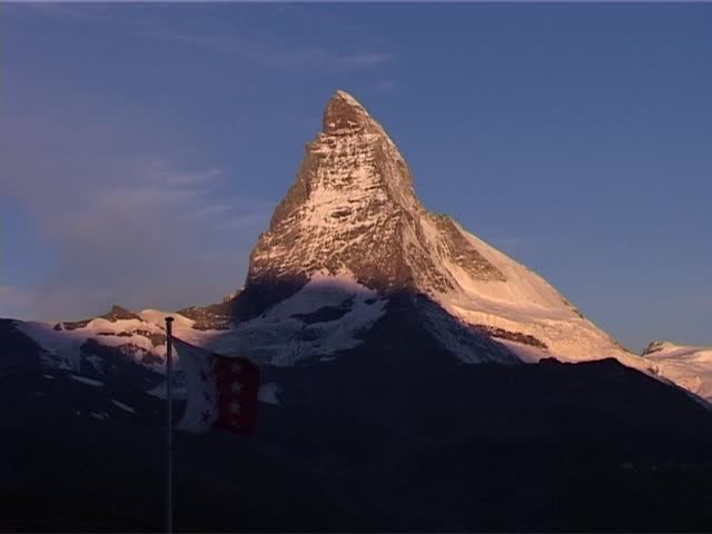 Matterhorn, Switzerland at sunset
