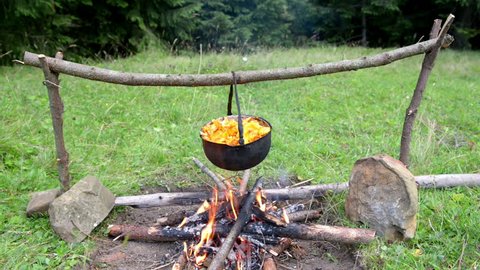 Cauldron With Cooking Boiling Edible Stockvideos Filmmaterial 100 Lizenzfrei Shutterstock