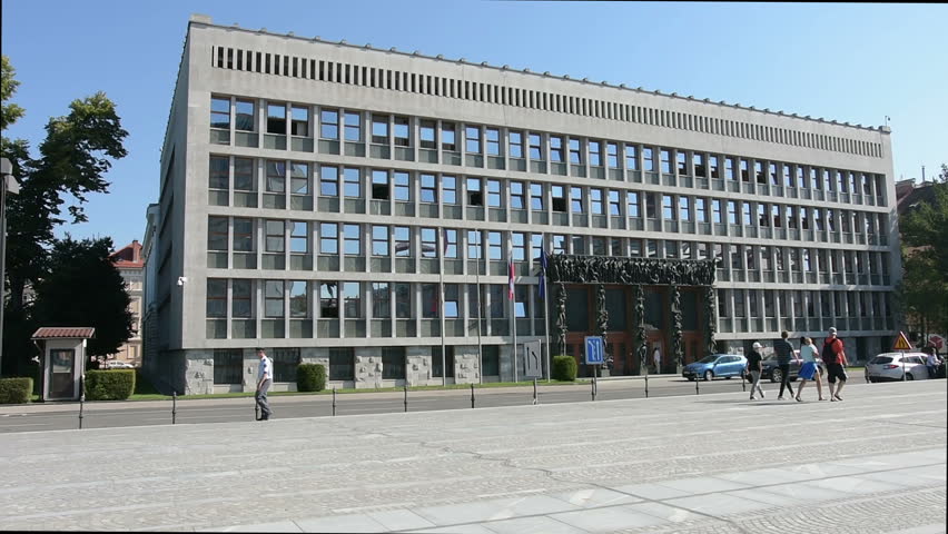The parliament palace il Ljubljana