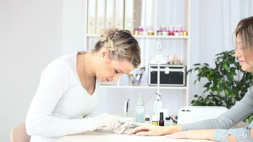 Working With Nails In Spa Stock Footage Video 100 Royalty Free Shutterstock