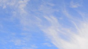 Blue sky with light cirrus cloud formation time-lapse.  - Powered by Shutterstock - Get 15% off with code: PIKWIZARD15