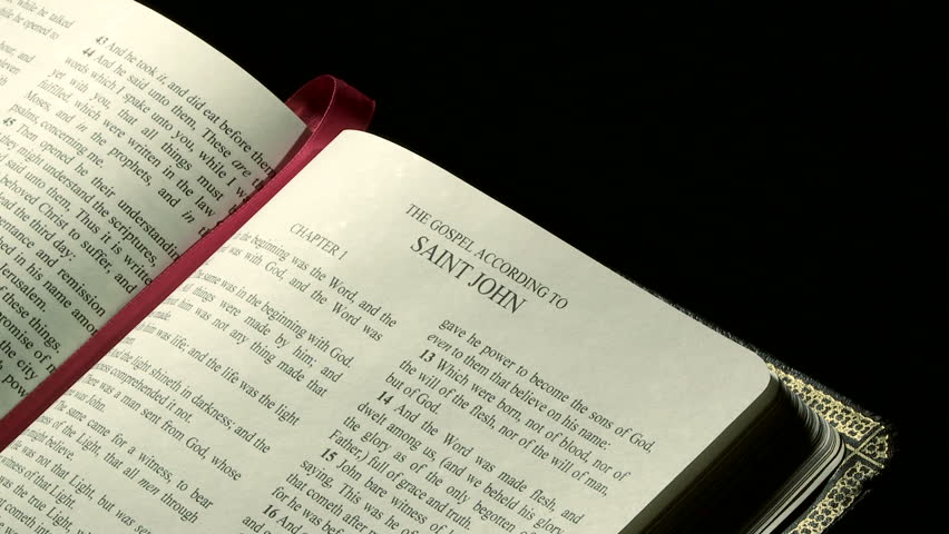 Scripture selection from the Holy Bible, The Gospel of Saint John