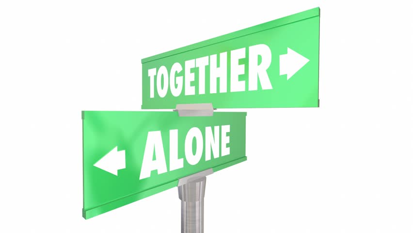 Alone Vs Together Two 2 Vid o De Stock 100 Libre De Droit 19335052 Shutterstock