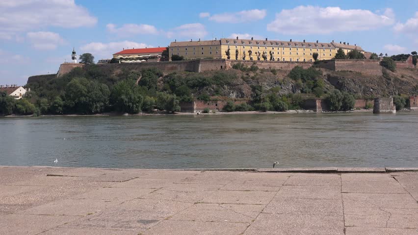 Petrovaradin fortress in Novi Sad, Serbia - dating from the late 17th century.