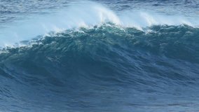 Giant Blue Ocean Wave, HD Video