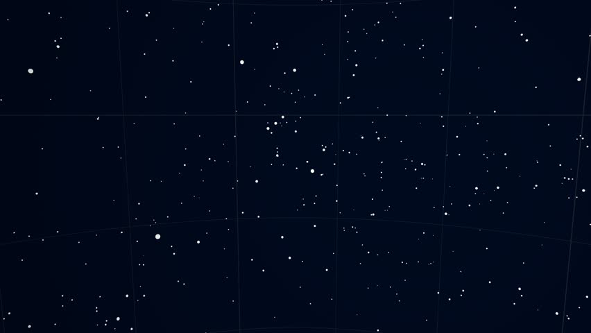 Constellation of Eridanus. Bright stars (up to 6.5M) - vector shapes. Constellation figures and boundaries. Equator, ecliptic and galactic equator reference lines Royalty-Free Stock Footage #19407430