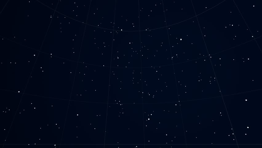 Constellation of Cetus. Bright stars (up to 6.5M) - vector shapes. Constellation figures and boundaries. Equator, ecliptic and galactic equator reference lines Royalty-Free Stock Footage #19407466