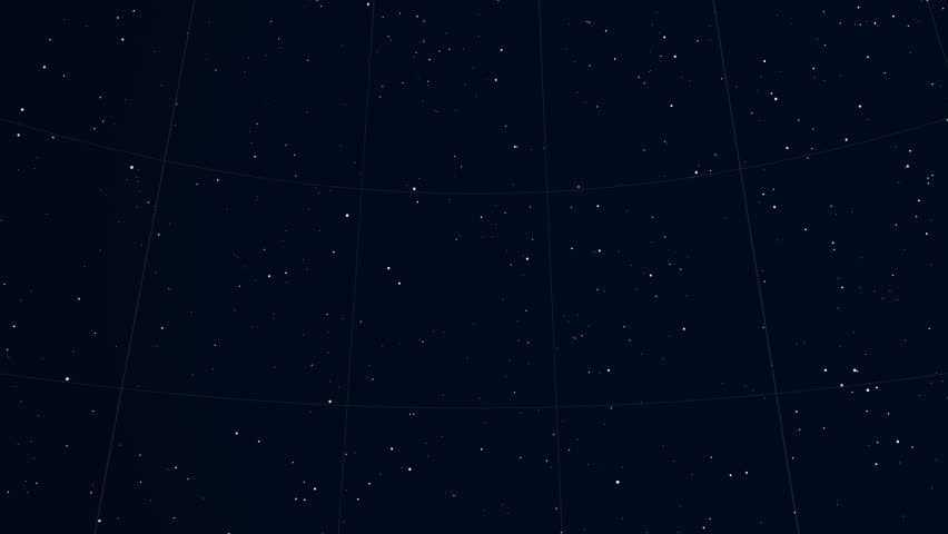 Constellation of Perseus. Bright stars (up to 6.5M) - vector shapes. Constellation figures and boundaries. Equator, ecliptic and galactic equator reference lines Royalty-Free Stock Footage #19408186