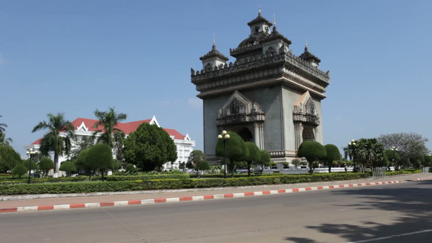Patuxai in Vientiane, Laos