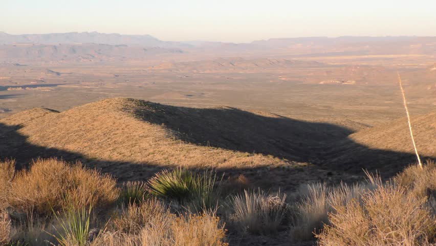 Desert Big Bend National Park Dry Season Mexico United States Border Pan. Big Bend National Park, Texas, USA - December, 2015