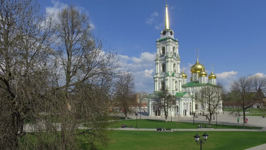 Cathedral of the Assumption is located on the territory of Tula Kremlin 
the flow of tourists to this historic place does not stop all year round