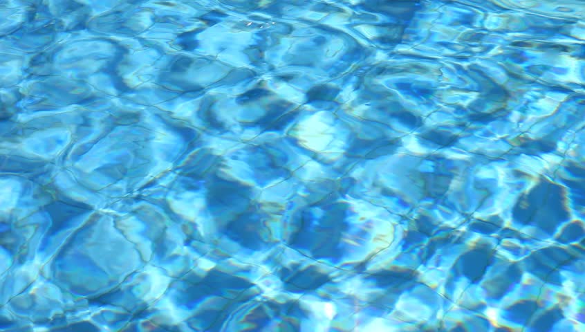 Swimming pool water crystal clear