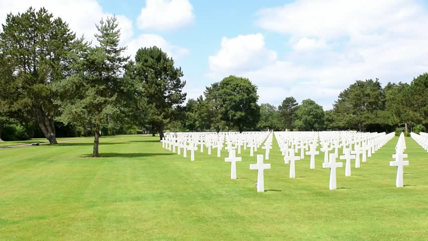 Normandy American Cemetery.