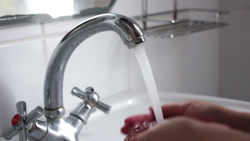 Water from opened faucet | Shutterstock HD Video #19475476