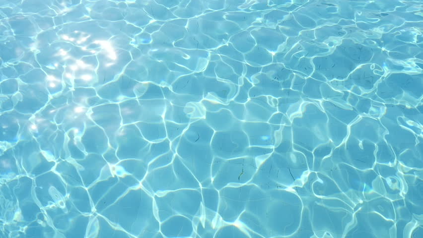 clear water in a swimming pool, slow motion Royalty-Free Stock Footage #19476076