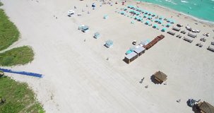Miami Beach Aerial view. South Beach. Florida.
